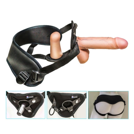 Страпон Lovetoy Woman Strap 6" - 2 насадки