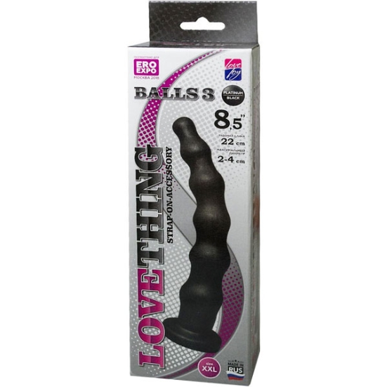 Фаллос-насадка Lovething Balls 3, Lovetoy